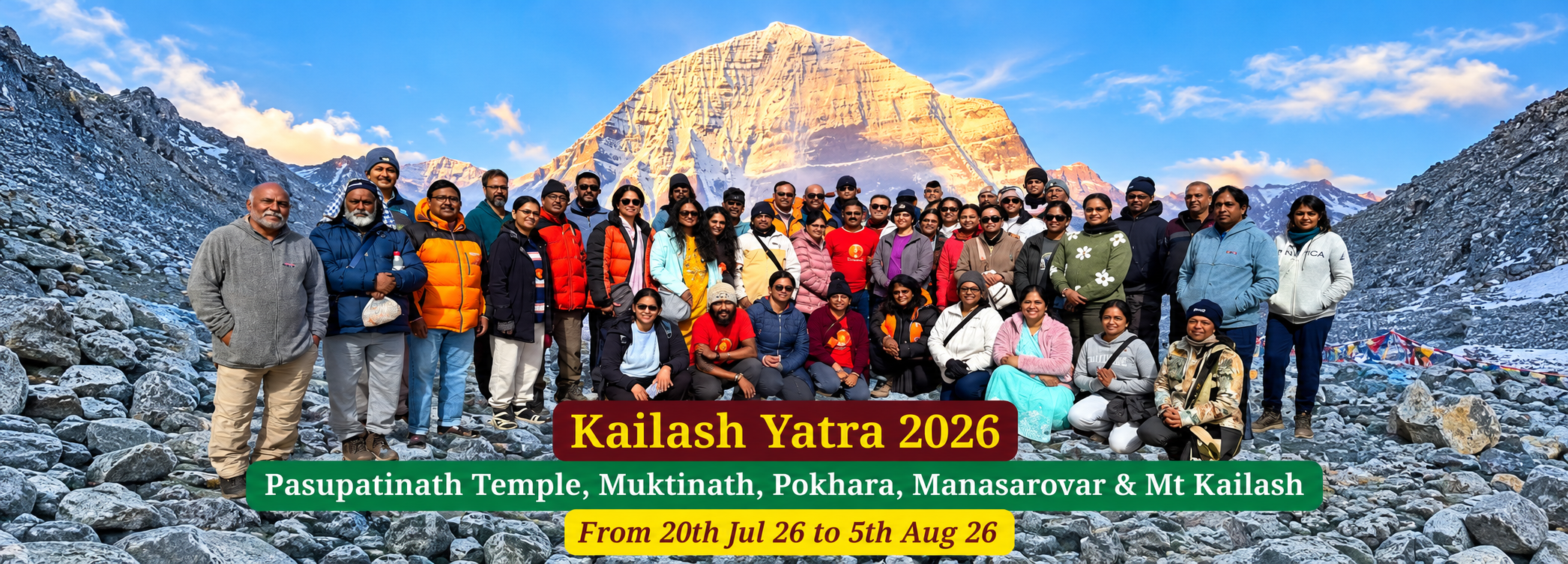 Mt Kailash twenty six year group pic